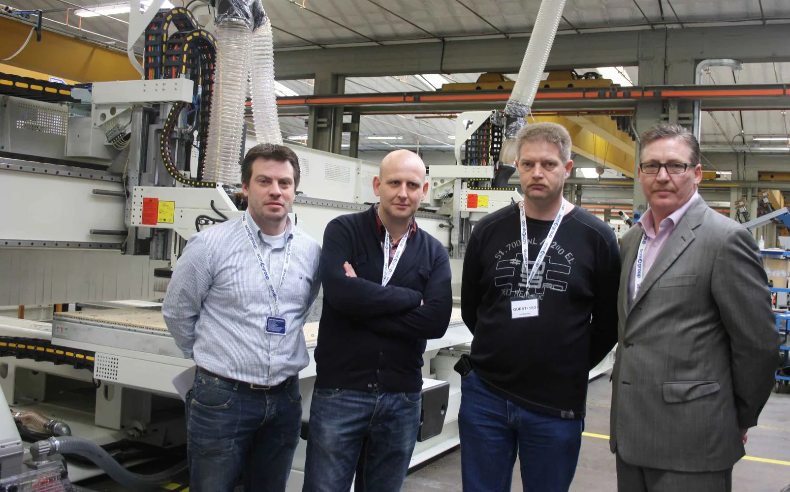 Cliente Van Hool NV in visita