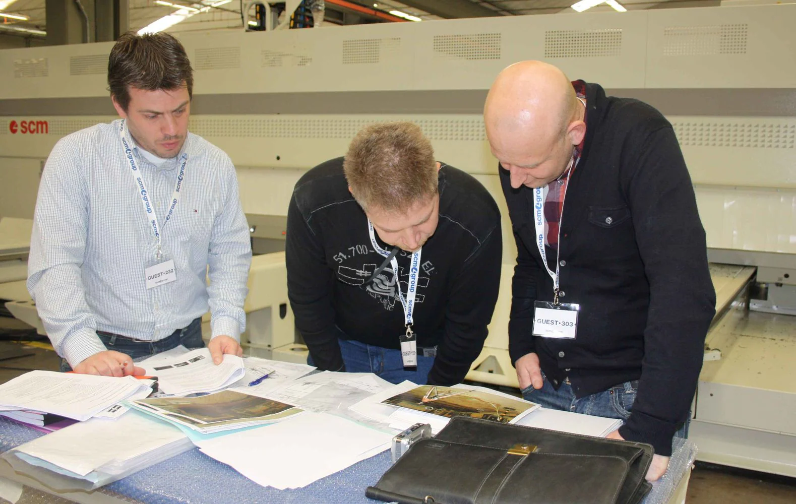 Cliente Van Hool NV in visita