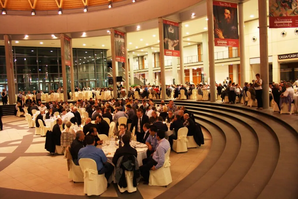 A Tango rhythm menu at the Scm Group Technodomus dinner 