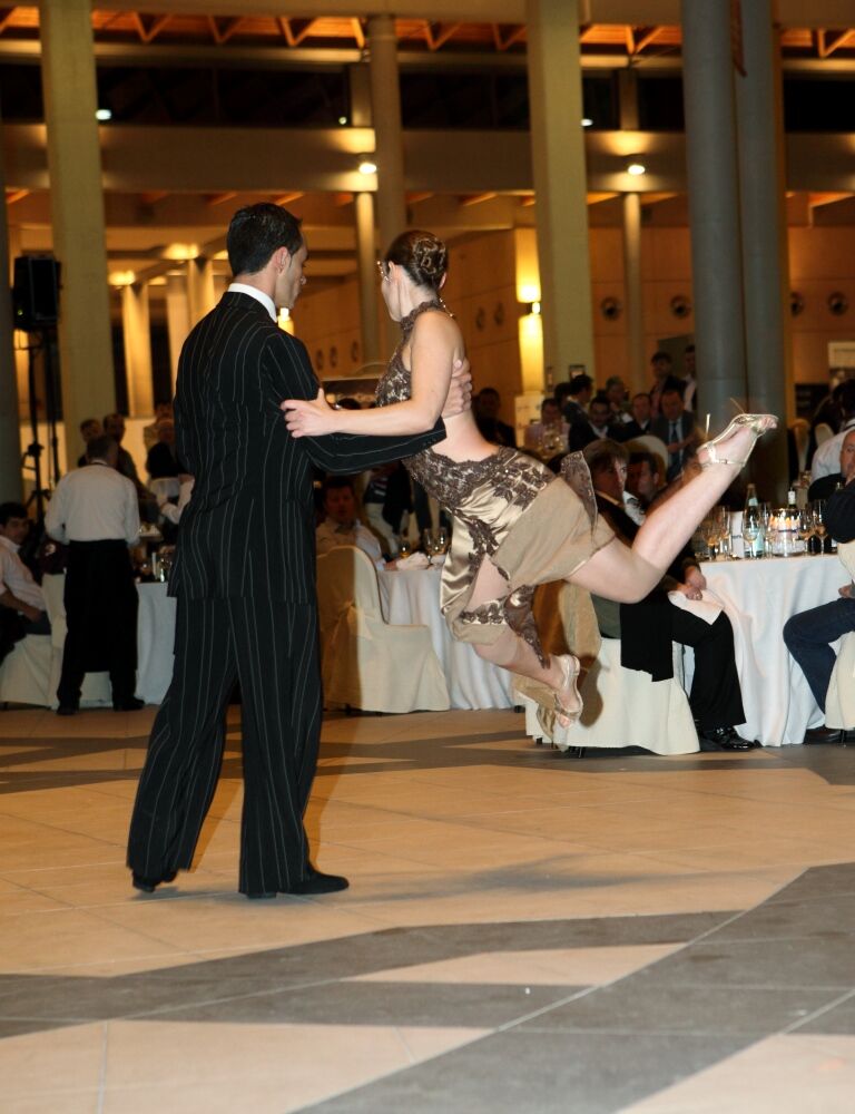 A Tango rhythm menu at the Scm Group Technodomus dinner 