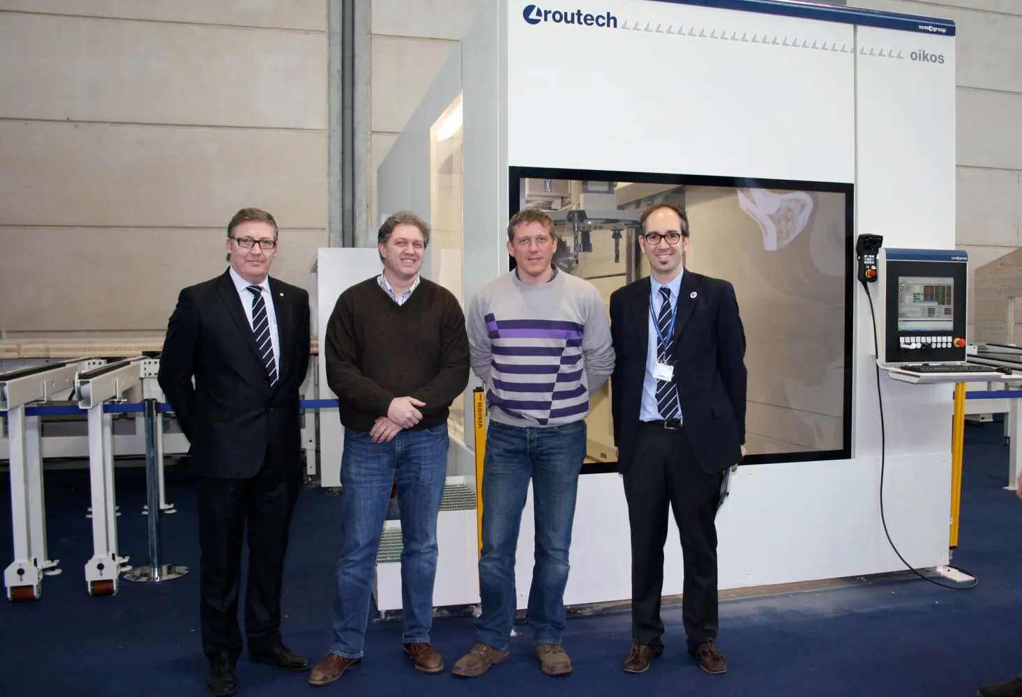 Belgian customer Stabilame buys the CNC machining centre Oikos