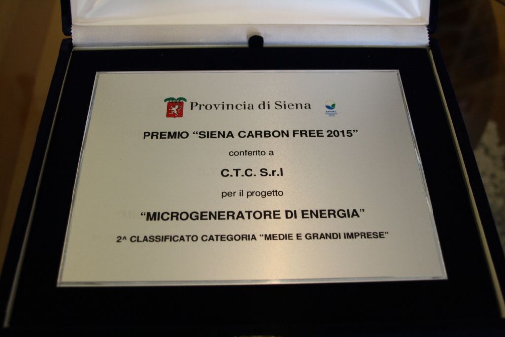 LIVIO TIEZZI vince il premio TERRE DI SIENA CARBON FREE 2013