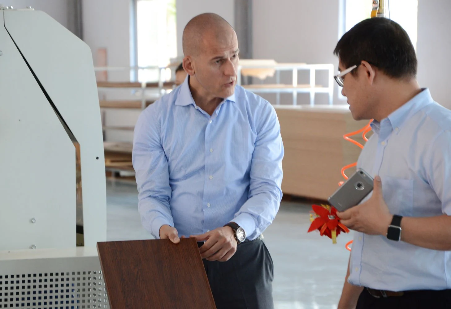 Successful opening ceremony of panel furniture cloud intelligent factory in China.