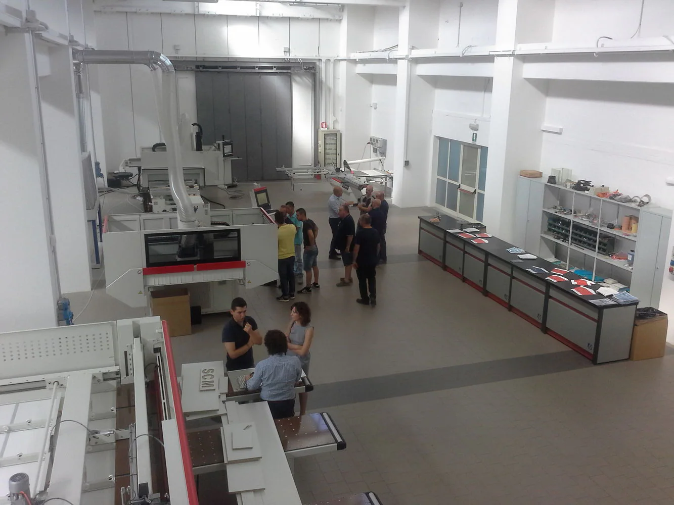 Nuovo Showroom SCM Group Pavarini Macchine a Carpi