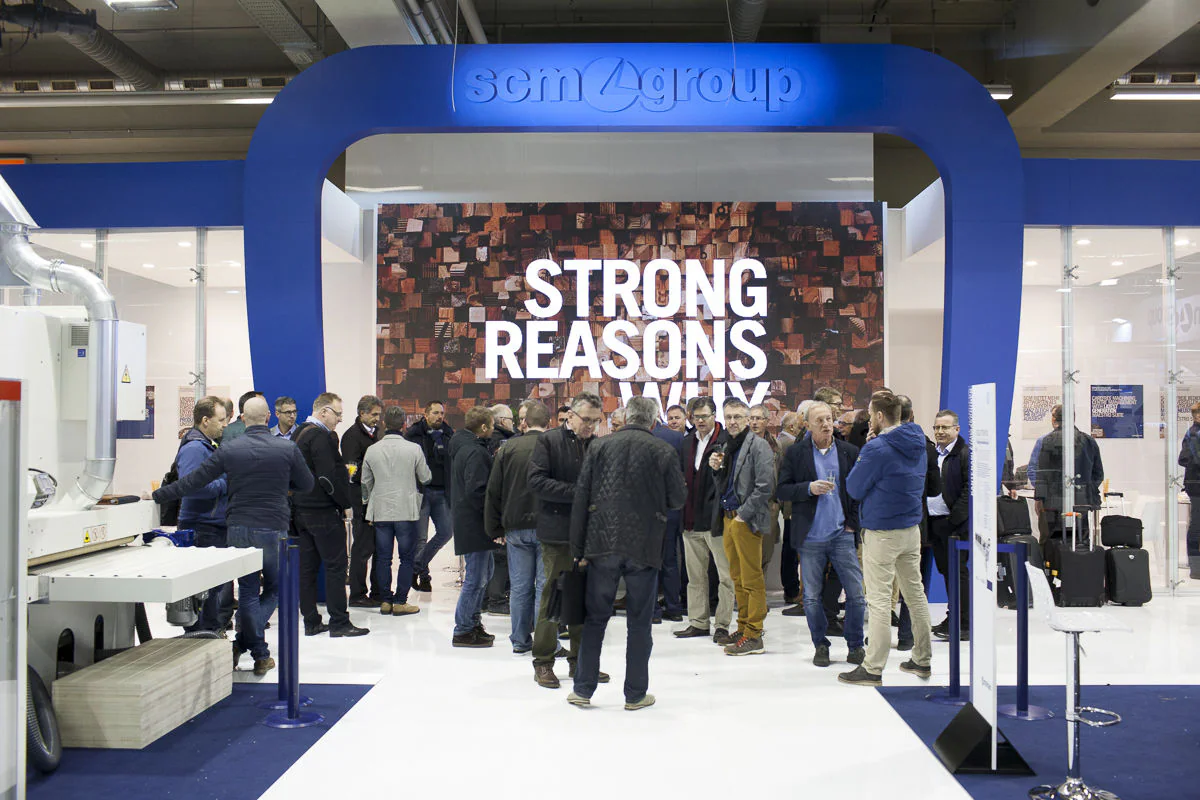 110.000 STRONG REASONS WHY: Scm Group bei der Holz-Handwerk!