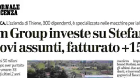 Scm Group investe su Stefani