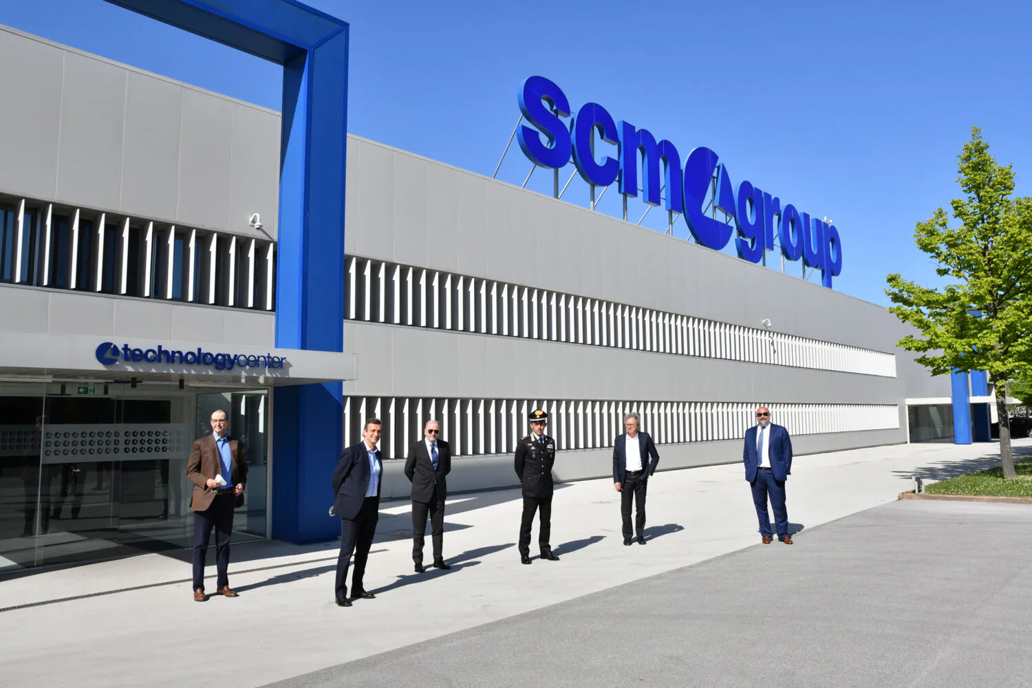 Visita in Scm Group del nuovo comandante provinciale dei carabinieri Colonnello Mario La Mura