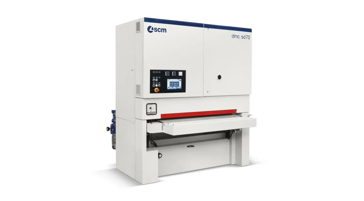 Automatische Breitbandkalibrier- und Feinschliffautomaten DMC SD 70 - SCM Group