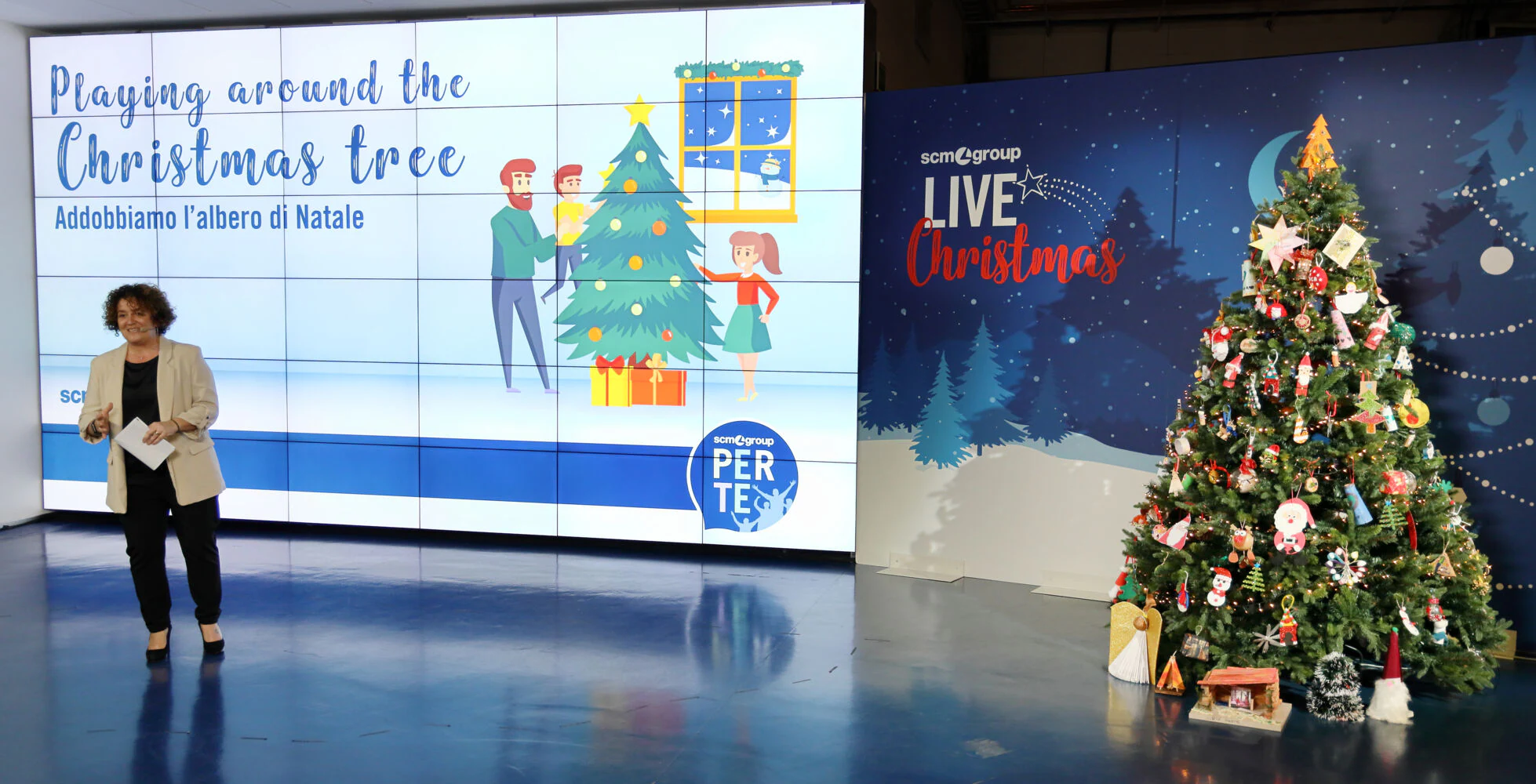 Scm Group Live Christmas: an event in the name of people and sharing