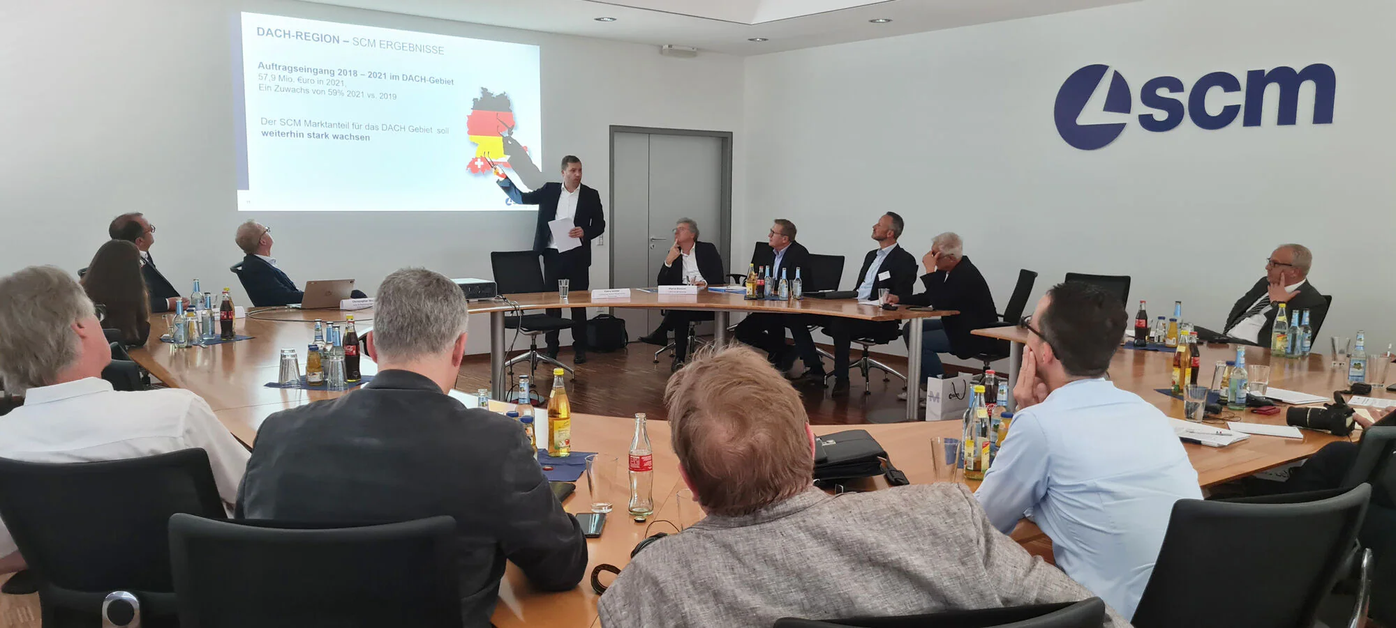 A wide representation of journalists from the DACH market at SCM Innovationstage