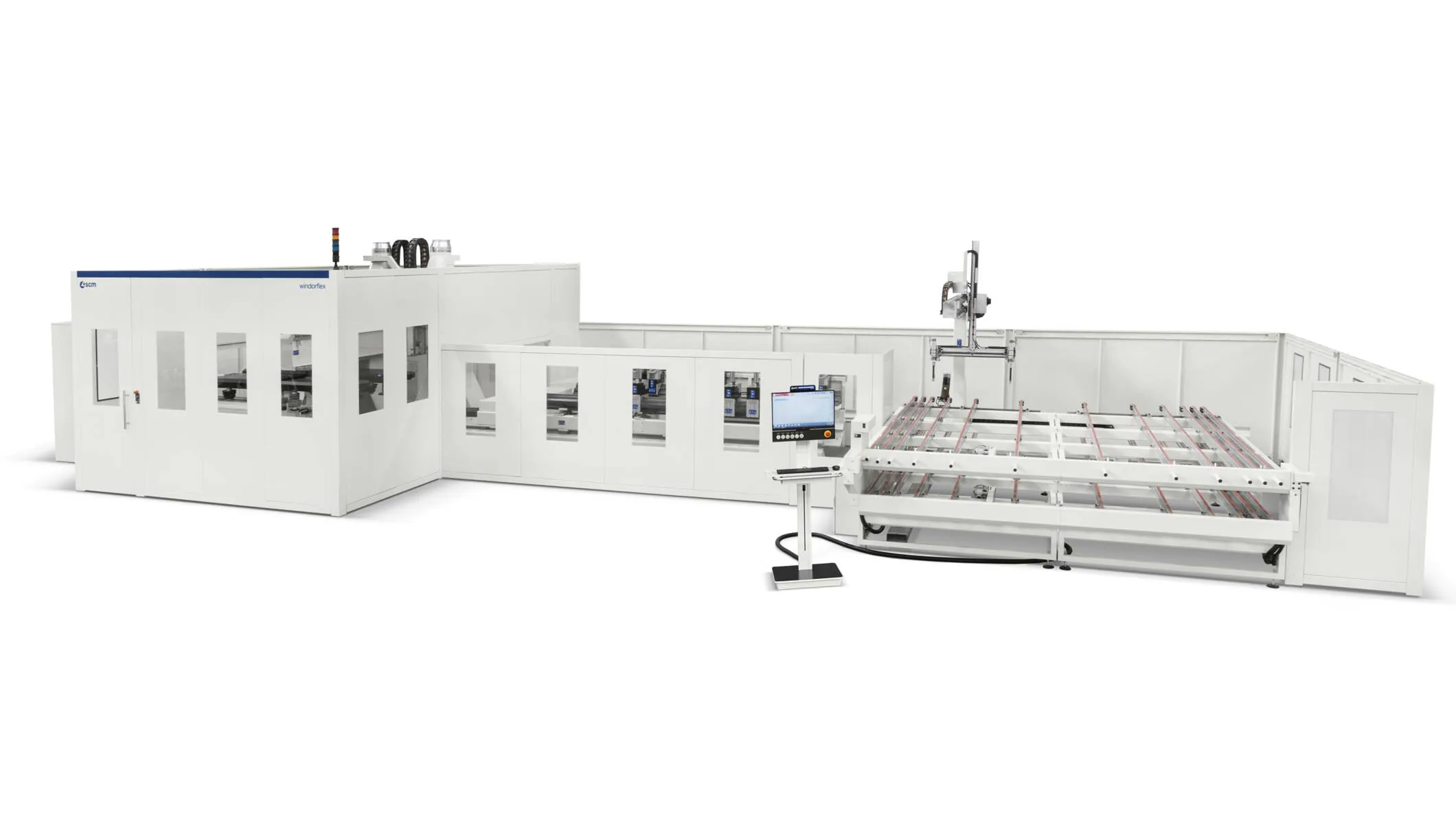 Fensterfertigungsanlagen - Bearbeitungszellen für Fenster und Türen - windorflex 1