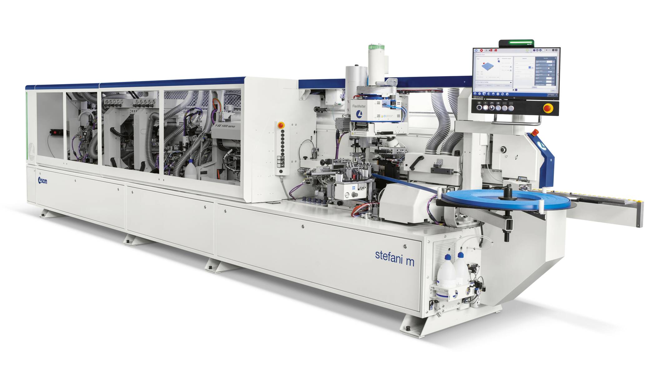 Bordatrici e squadrabordatrici - Bordatrici automatiche monolaterali - stefani m