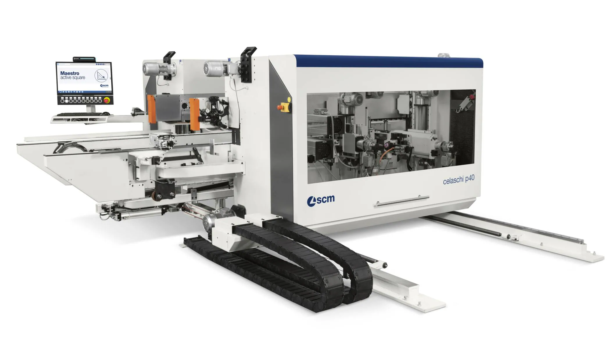 Profiling machines and double-end tenoners - Double-sided squaring and tenoning machines - celaschi p40