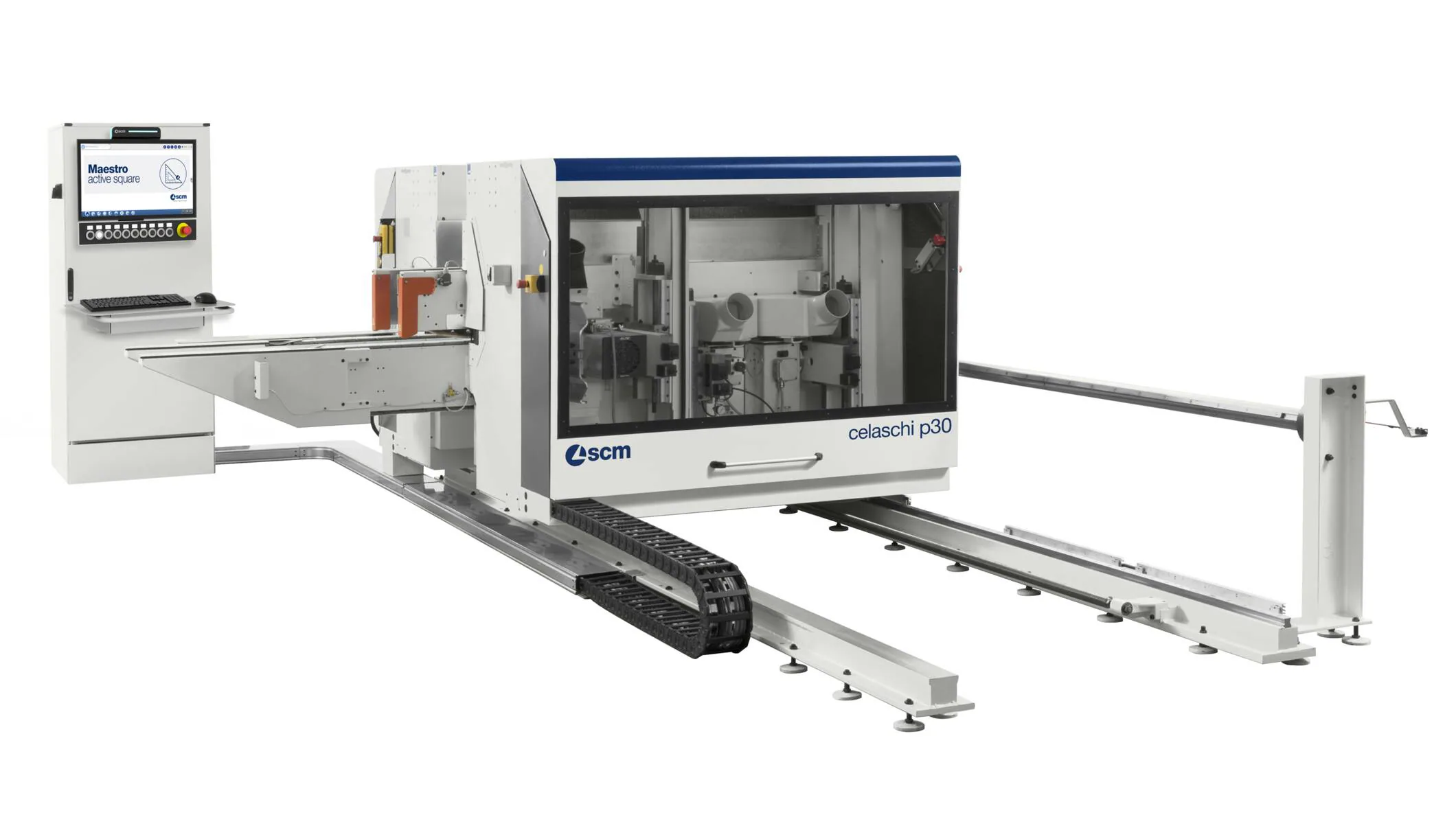 Profiling machines and double-end tenoners - Double-sided squaring and tenoning machines - celaschi p30