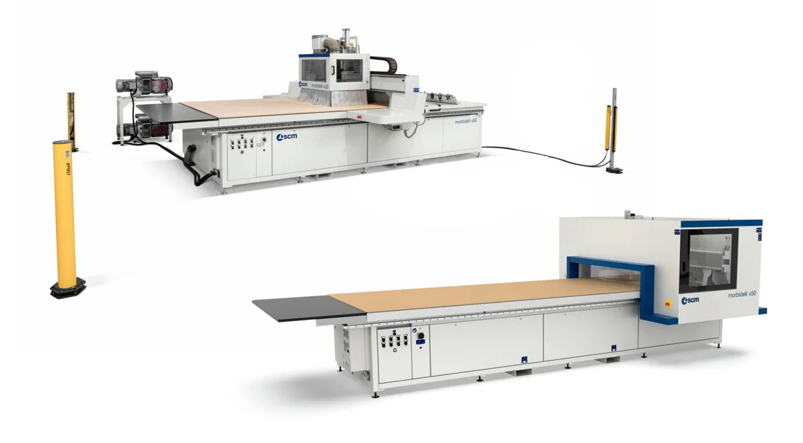 Centro di Lavoro CNC Nesting Morbidelli x50 | SCM Group