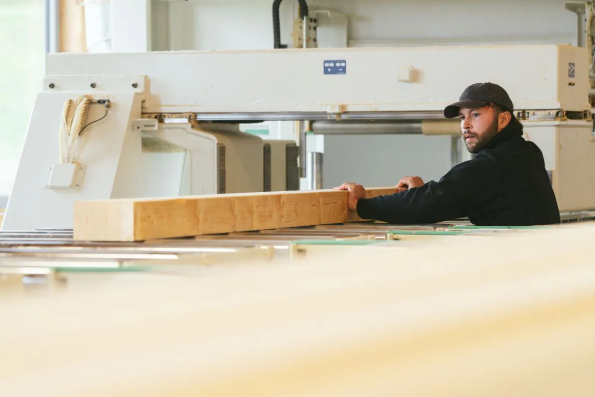 Timber Construction Day di SCM presso il cliente Tesarstvo Kastrevec