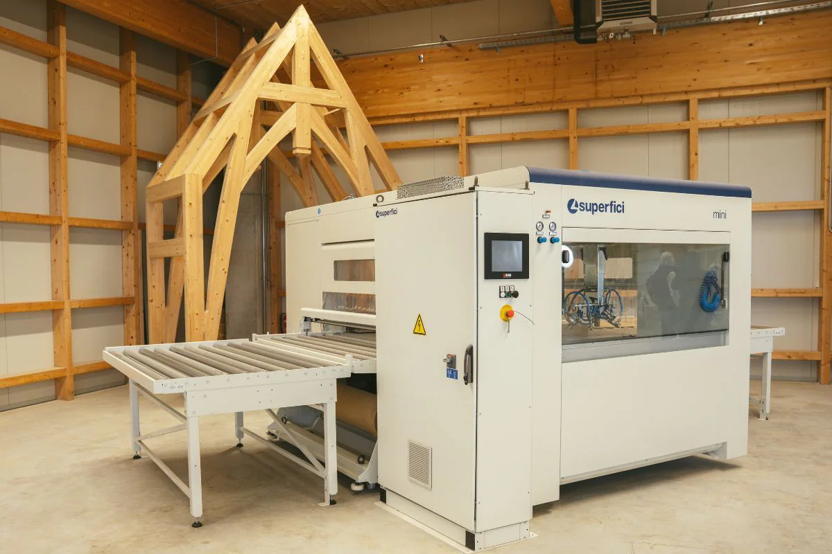 Timber Construction Day di SCM presso il cliente Tesarstvo Kastrevec