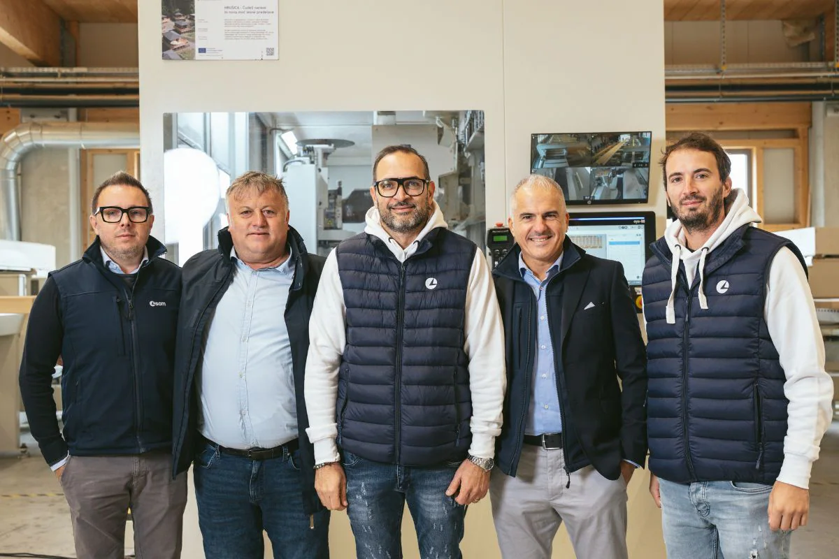 Timber Construction Day di SCM presso il cliente Tesarstvo Kastrevec