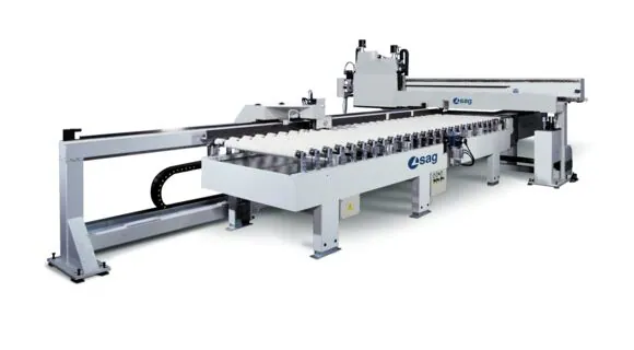 Sezionatrice trasversale a flusso Sag STC - SCM Group