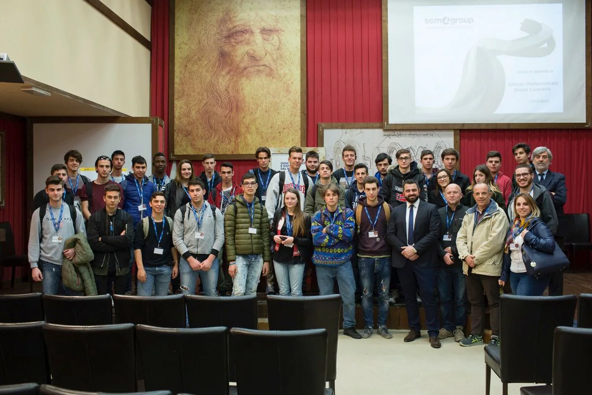 L'Istituto del mobile "Carniello" di Brugnera in visita