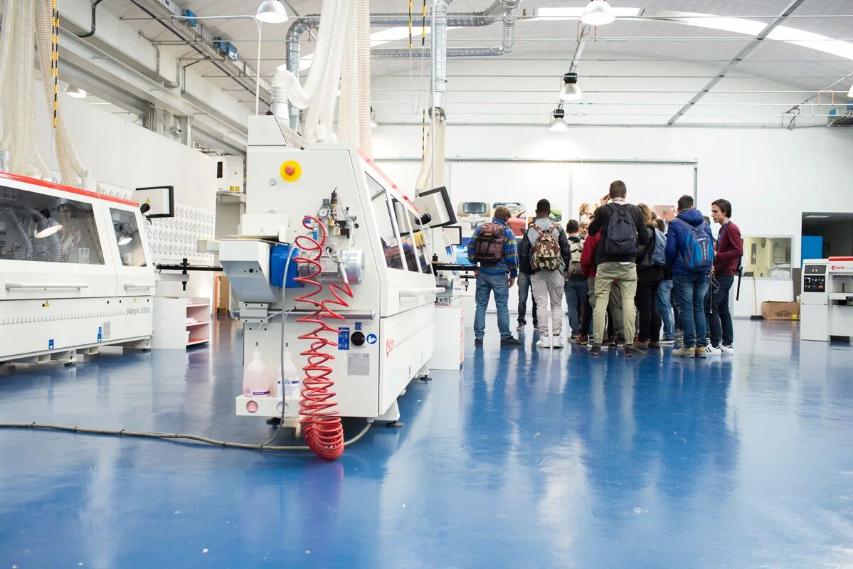 L'Istituto del mobile "Carniello" di Brugnera in visita