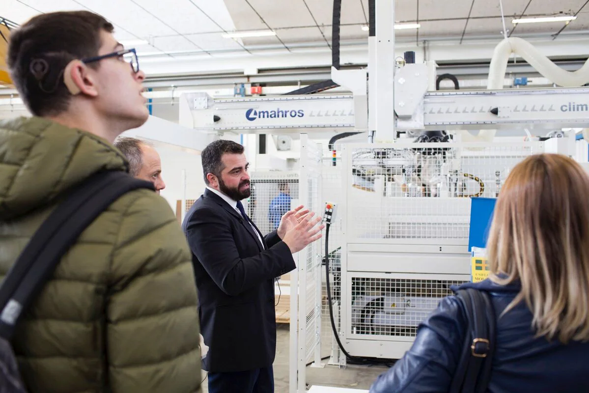 L'Istituto del mobile "Carniello" di Brugnera in visita