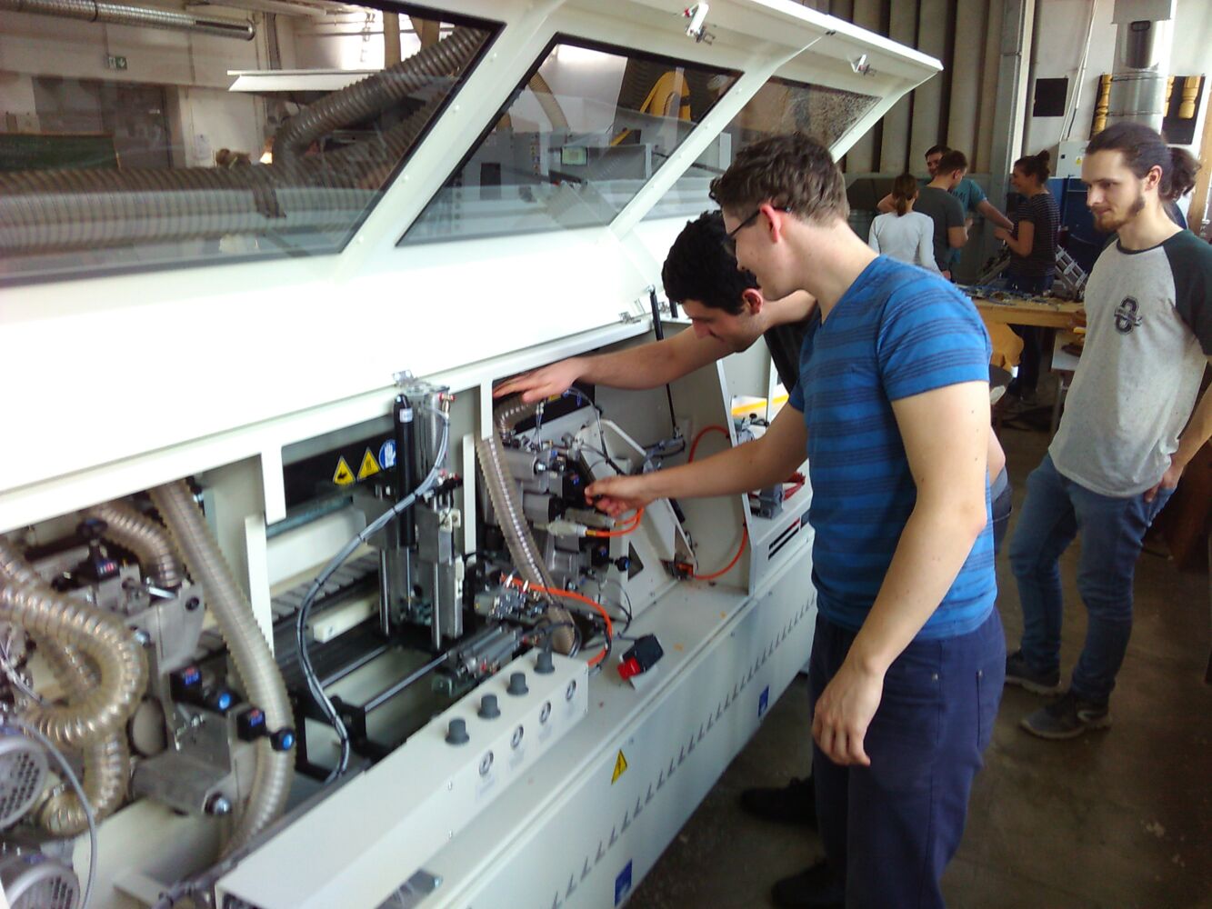 Na maszynach SCM uczą się Poznańscy studenci WTD!