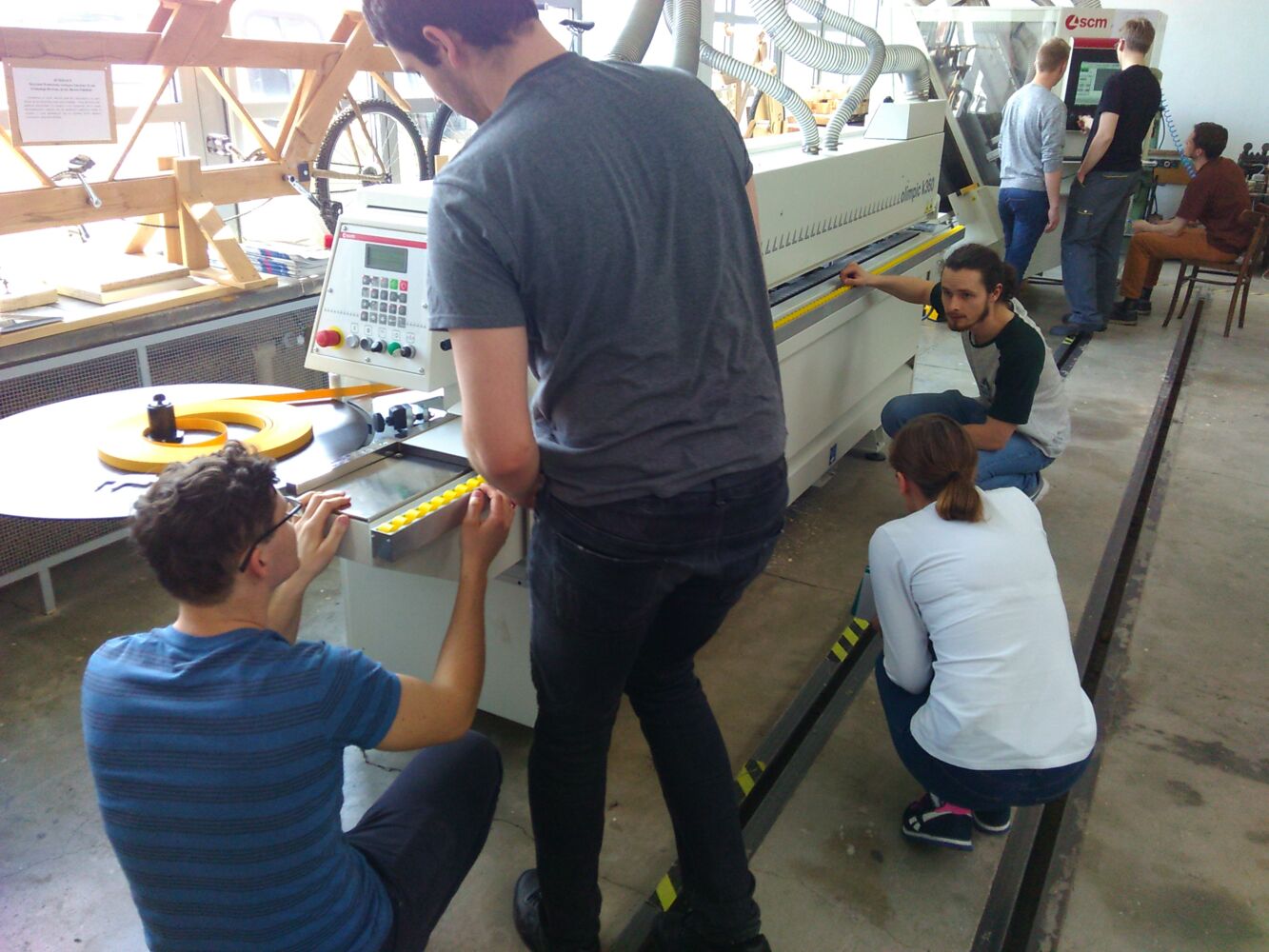 Na maszynach SCM uczą się Poznańscy studenci WTD!