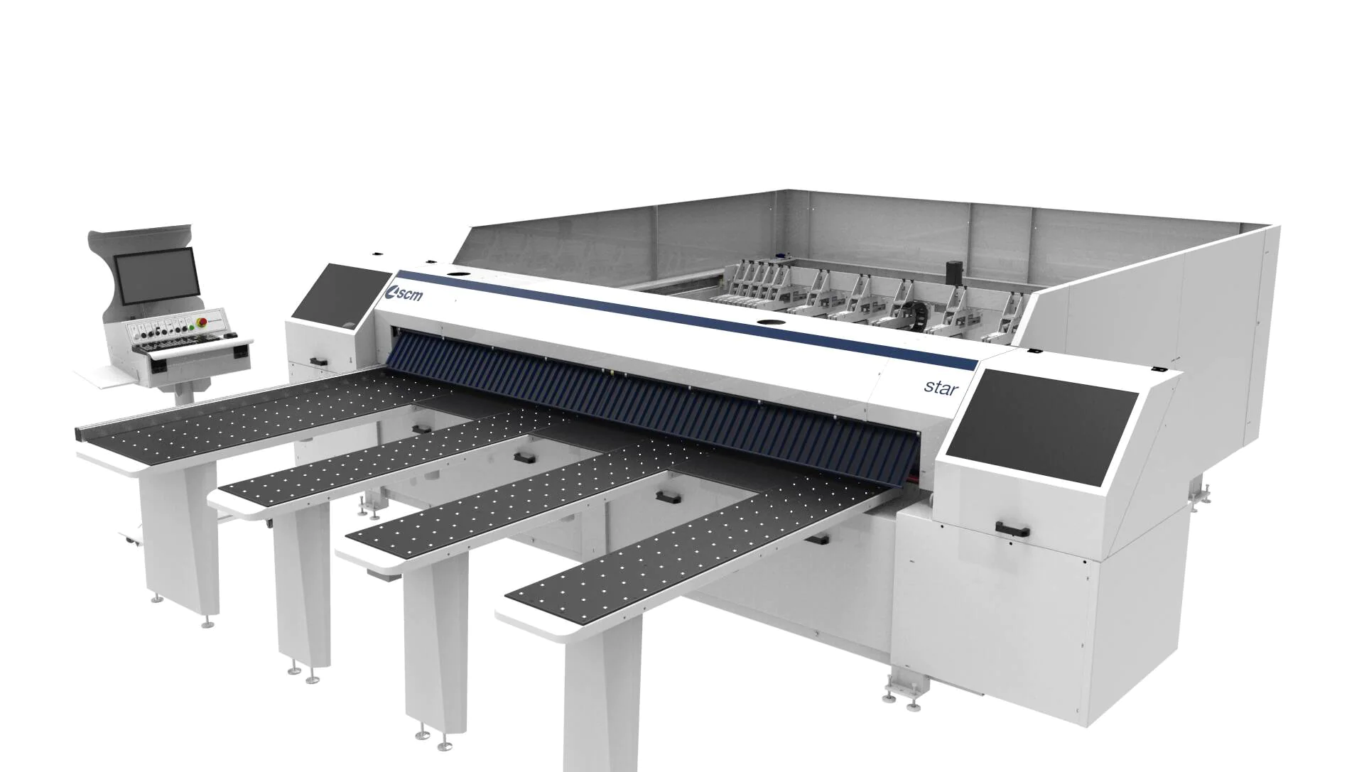 Panel ebatlamalar - Otomatik tek bÄ±Ã§aklÄ± panel ebatlama makinalarÄ± - STAR 3.4