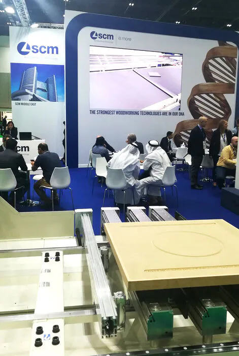 SCM porta a Dubai Woodshow l’alta tecnologia “made in Italy” per il legno